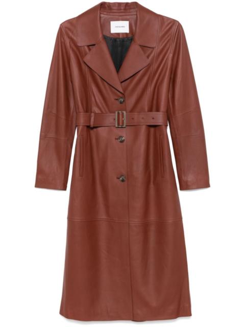 Yves Salomon leather coat