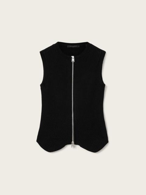 ALLSAINTS CRUZ ZIP SLIM FIT VEST
