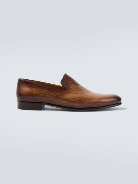 Berluti Scritto leather loafers