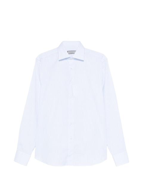 Canali checked shirt