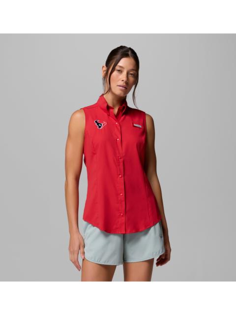 Columbia Women's PFG Tamiami Sleeveless Shirt - Houston Texans