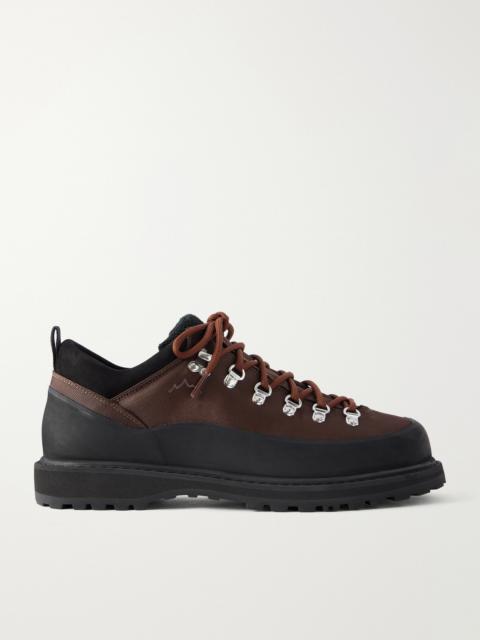 Diemme Roccia Basso Rubber and Suede-Trimmed Mesh Hiking Boots