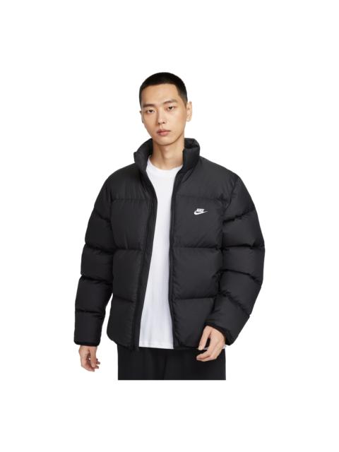 Nike Nike Sportswear Club Therma-FIT Puffer Jacket Asia Sizing 'Black White' IB2976-010