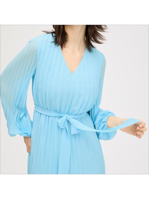 Sam Edelman Long Sleeve Plisse Maxi Dress