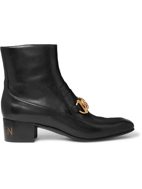 GUCCI Horsebit Leather Boots