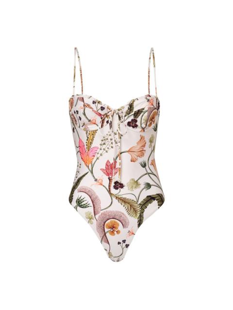 Ãbano Habitat floral-print swimsuit