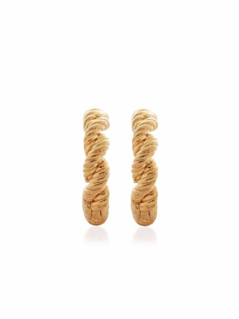 MONICA VINADER Corda huggie earrings