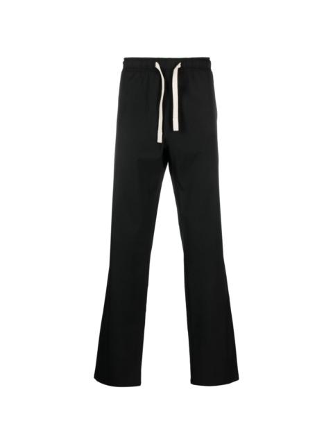 Palm Angels monogram-embroidered straight-leg trousers