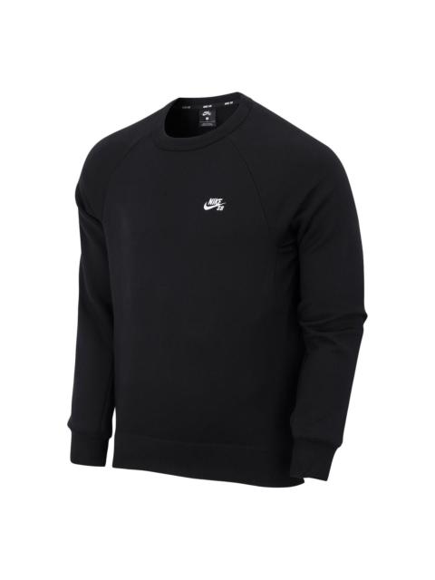 Nike SB Icon Crew Sweatshirt 'Black' AQ9564-010