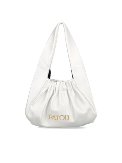 PATOU Le Biscuit satin shoulder bag