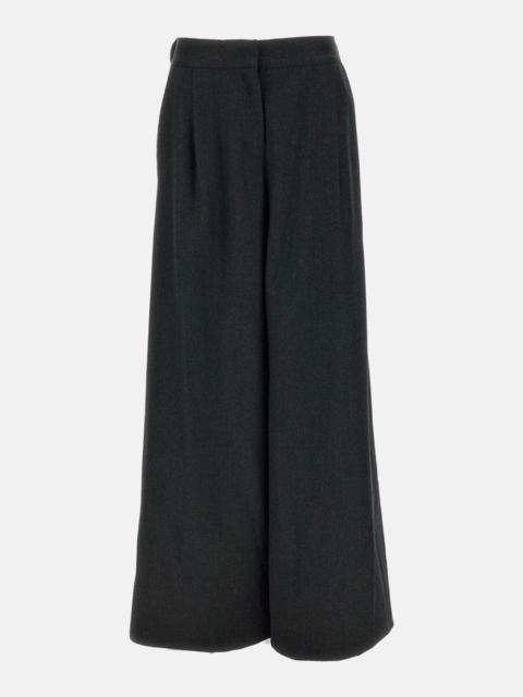 DUŠAN WIDE-LEG WOOL PANTS