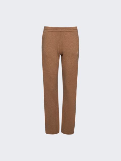 Sporty & Rich Trousers Camel And White