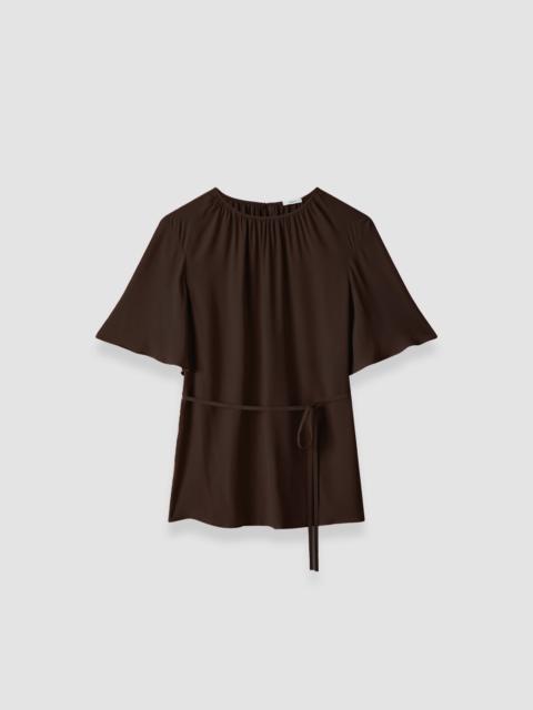 JOSEPH Libby Silk Blend Crepe Top
