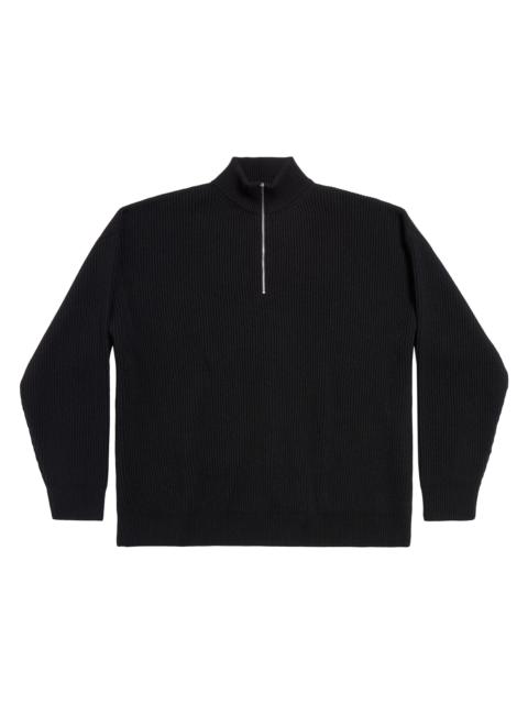 BALENCIAGA Men's Camionneur Regular Fit Sweater - Black