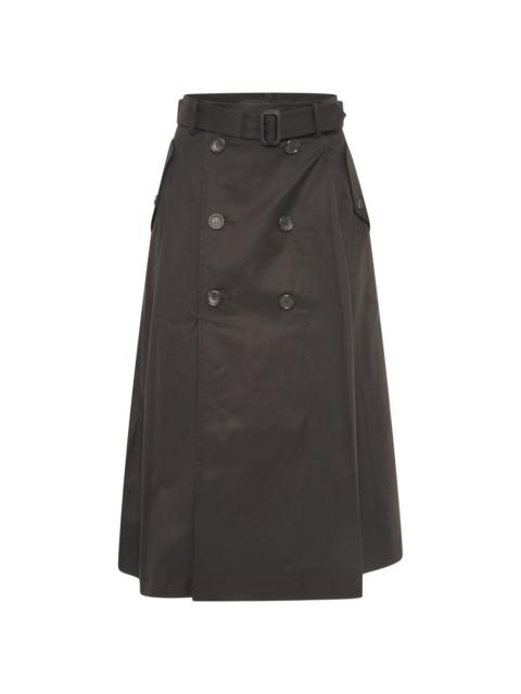 Junya Watanabe Mac Mid Length Skirt in Black