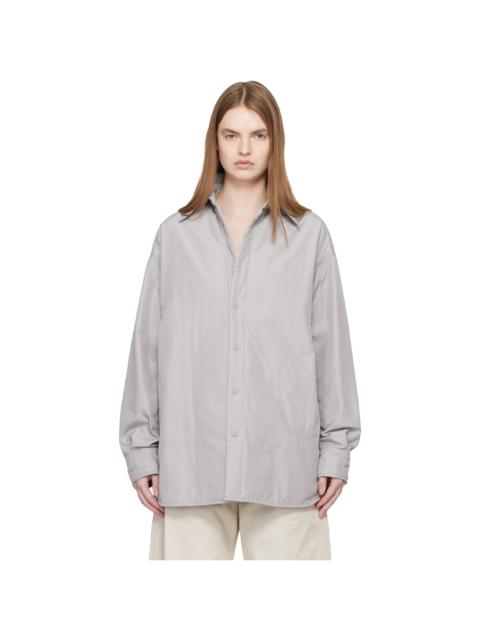 MM6 Maison Margiela Gray Long-Sleeved Jacket