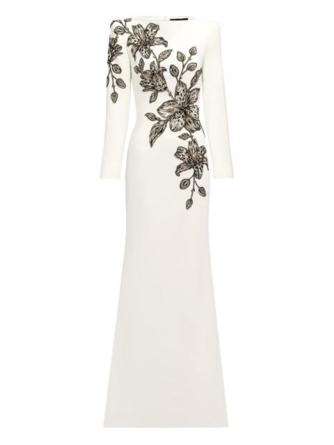 JENNY PACKHAM floral-embellished maxi dress