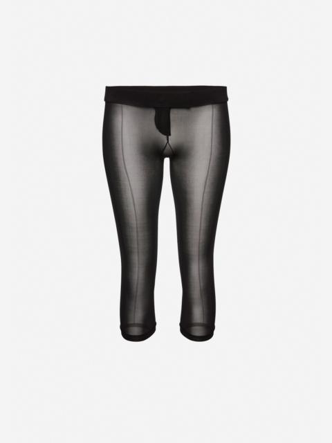 MAGDA BUTRYM Low-rise capri pants in black