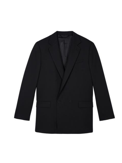 The Kooples NAVY DOUBLE-BREASTED SUIT JACKET