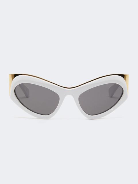 Sportmax SM0074 Cat-eye sunglasses - WHITE