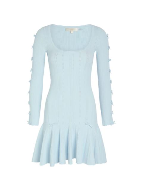 LoveShackFancy Seychelle ribbed mini dress