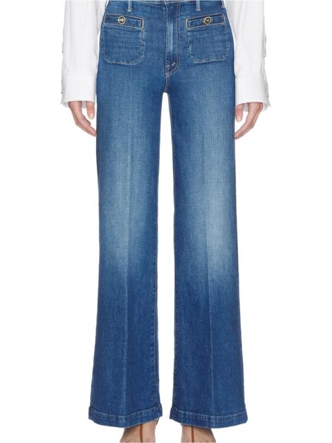 MOTHER The Stashed Hustler Roller Sneak Jeans