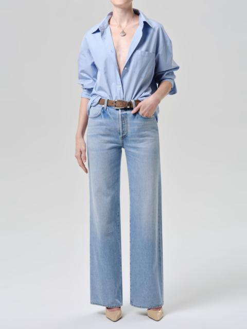 Citizens of Humanity Thea Boyfriend Shirt In French Blue