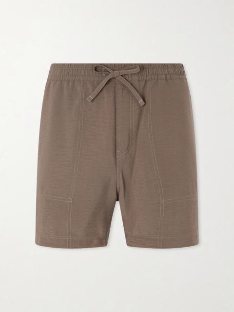 NN07 Ryder 5971 Straight-Leg TENCEL™Lyocell -Blend Drawstring Shorts