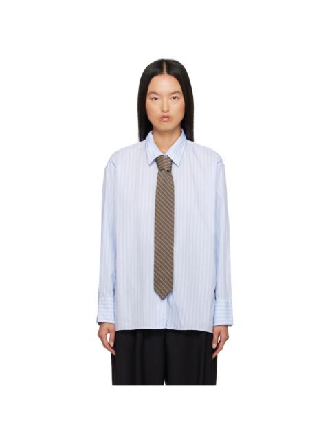 mfpen SSENSE Exclusive Blue Irregular Shirt