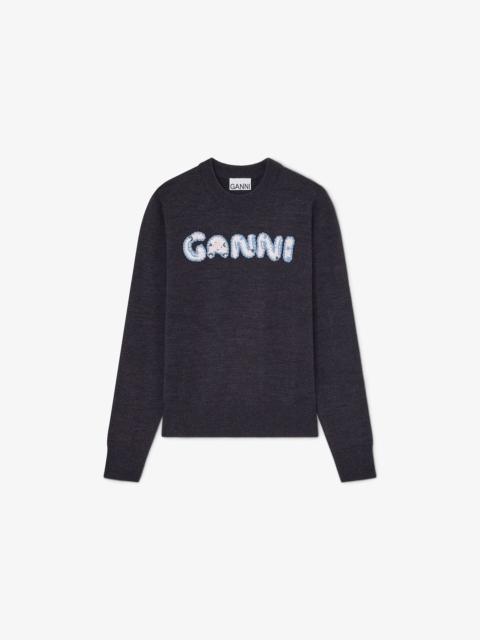 GANNI SWEATER IN MERINO