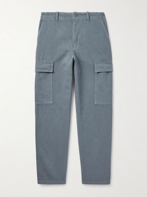 A.P.C. Duncan Straight-Leg Organic Cotton-Twill Trousers Gray