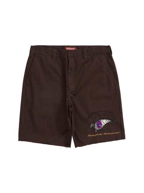 Supreme Supreme Aeon Flux Work Short Brown