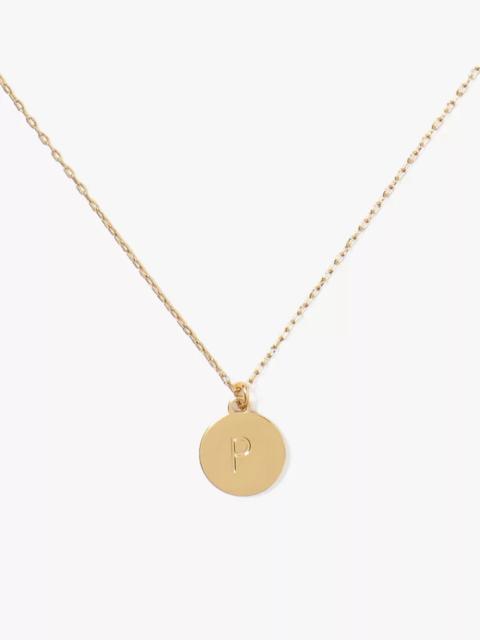 kate spade Initial P Mini Pendant