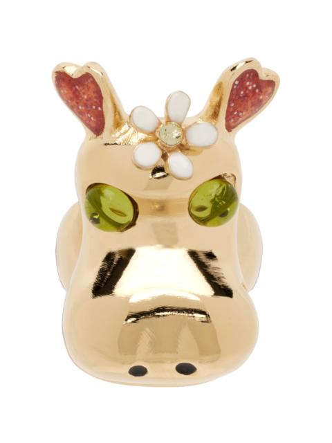 Collina Strada Gold Hippo Ring