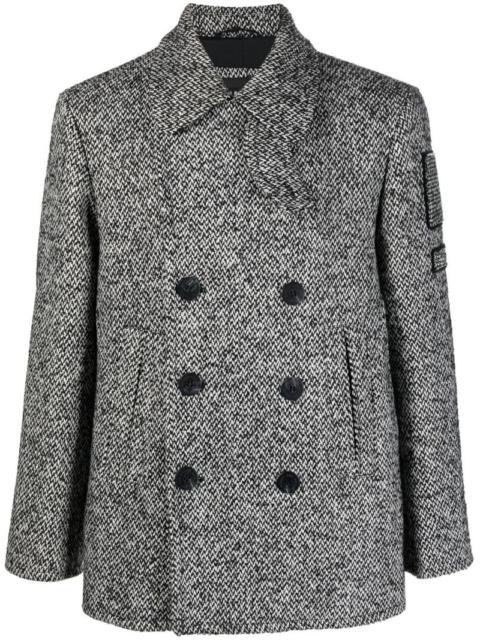 Neil Barrett double-breasted tweed coat