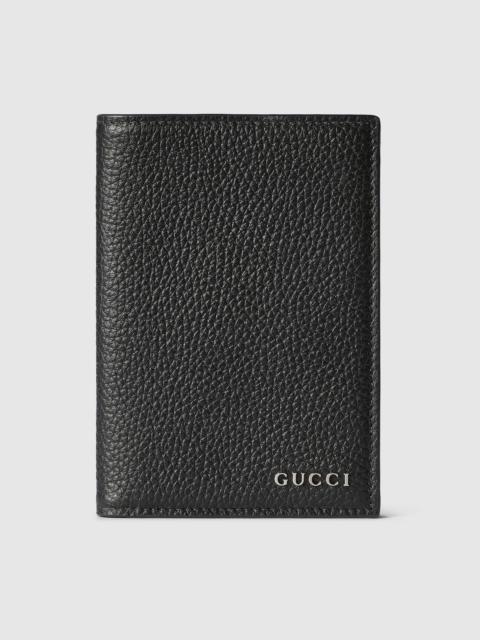 GUCCI Passport case with Gucci logo