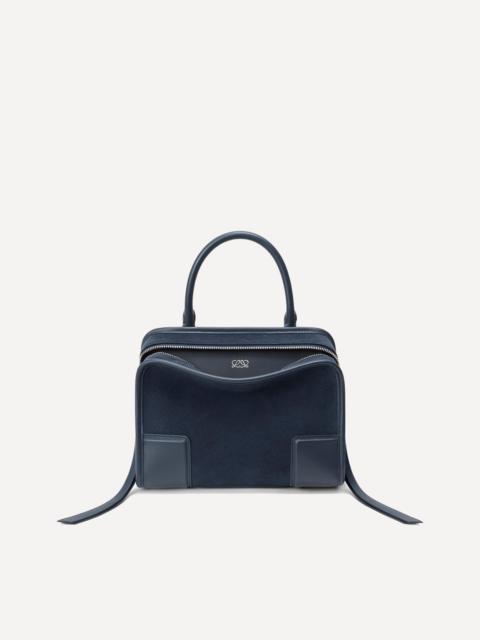 Loewe Small Amazona 180 Deep Navy Leather Top Handle Bag