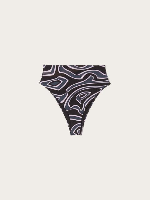 PUCCI LABIRINTO PRINT HIGH-WAISTED BIKINI BOTTOM