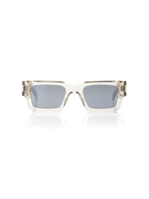 SAINT LAURENT Square-Frame Acetate Sunglasses black