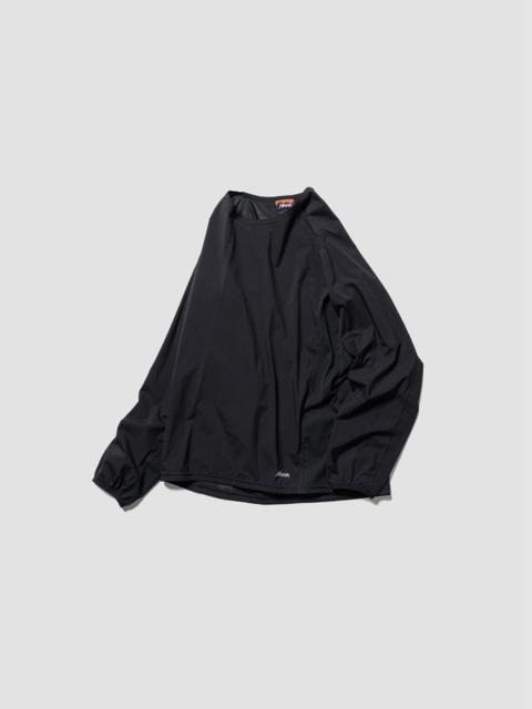 Nigel Cabourn Nanga Hybrid Tech Hike Long Sleeve Top in Black