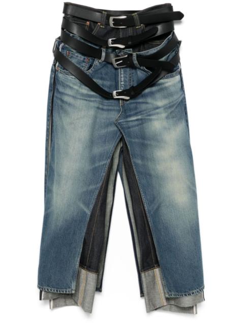 Junya Watanabe belted jeans