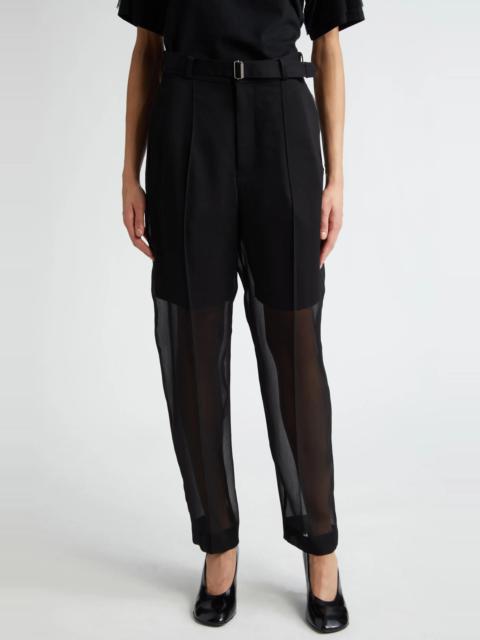 UNDERCOVER Layered Look Sheer Pants