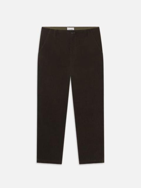 FRAME Soft Corduroy Pants in Dark Olive