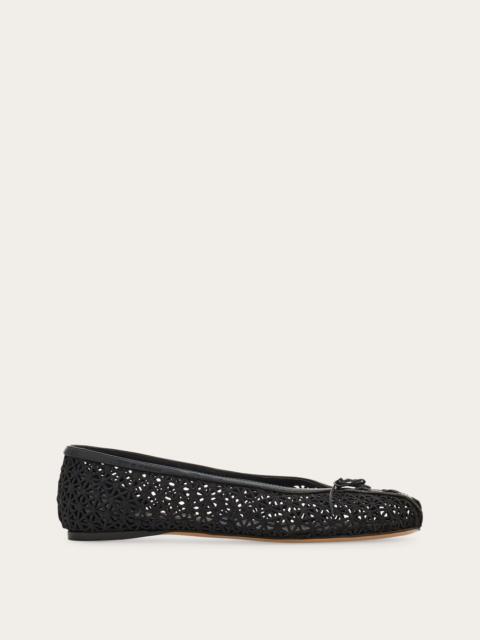 FERRAGAMO Lace ballet flat