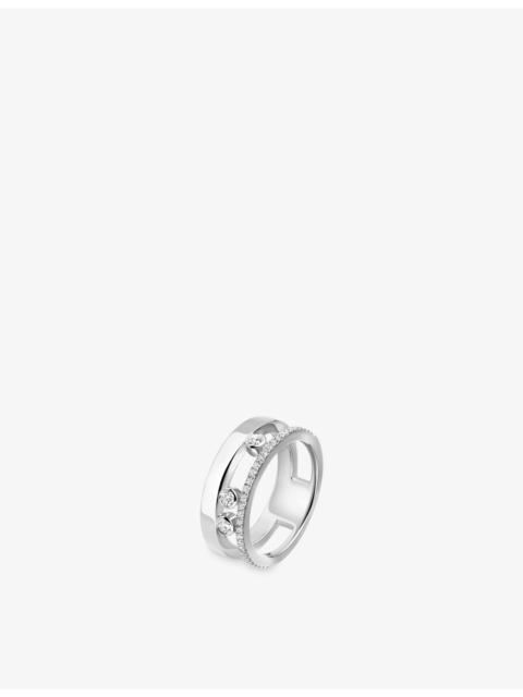 MESSIKA Move Romane 18ct white-gold and diamond ring