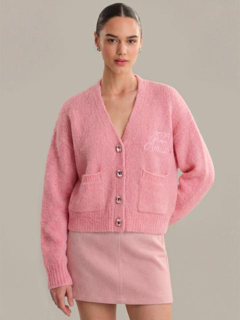 525 america Milani: Embroidered V-Neck Cardigan