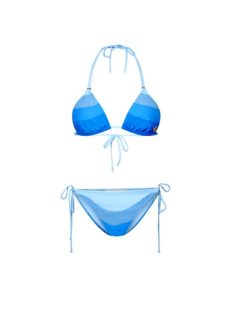 CASABLANCA Blue Gradient Bikini Set