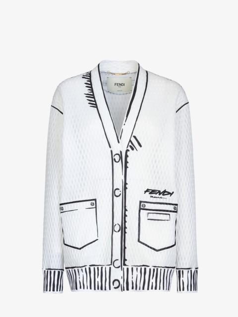 FENDI Fendi Roma Joshua Vides quilted cardigan