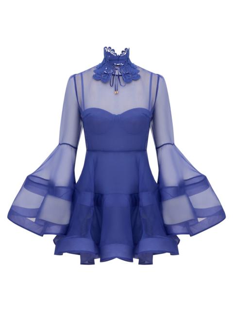 Zimmermann CLASH LANTERN MINI DRESS