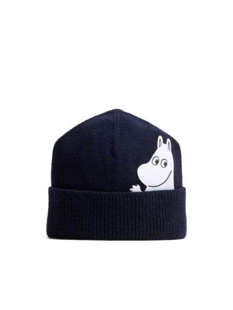 PATOU x Moomin ribbed beanie hat